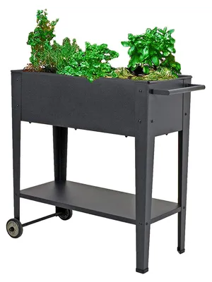 Produktbild von 4.00 Hochbeet Metall feuerverzinkt 75x35x80, Anthrazit