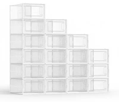 Imagen del producto de InAndOutdoorMatch - Cajas para zapatos - Plegables - Transparentes, Imagen generada por IA