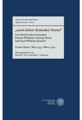 Immagine prodotto di "mein lieber deutscher Horaz"
