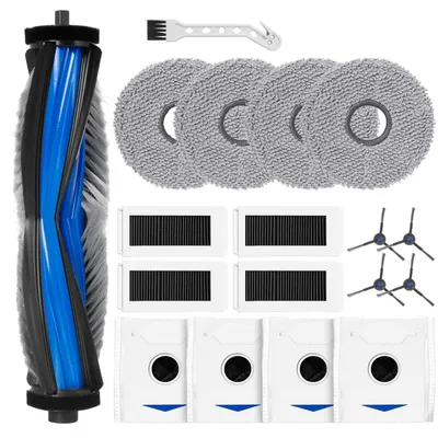 Immagine prodotto di Kit di ricambi per aspirapolvere robot Ecovacs Deebot N30 Pro/Omni, composto da 18 pezzi