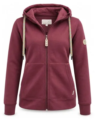 Produktbild von Baumfuchs Damen Sweatjacke mit Kapuze - Kapuzenjacke Hortensie, Größe M