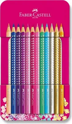 Immagine prodotto di Pastelli Faber-Castell Sparkle 12 colori