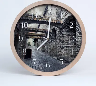 Produktbild von Holzuhr 20fi cm wanduhr - city ​​avenue