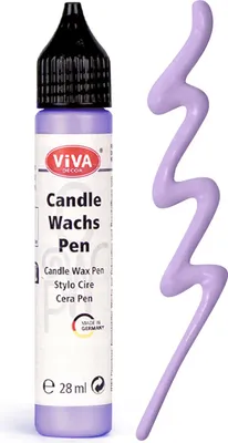 Produktbild von VIVA DECOR Candle Wachs Pen - Pastelllila - Kerzenwachs-Stift 28 ml