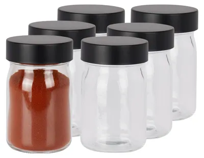 Produktbild von Excellent Houseware Gewurzglaser - 6x Stuck - 250 ml - Glas