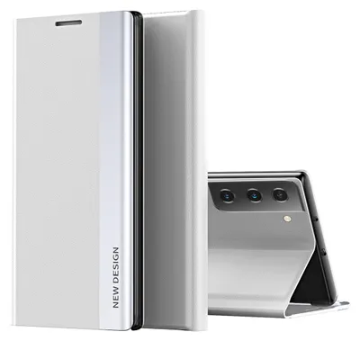Immagine prodotto di Custodia Galaxy S21, LaimTop Finto cuoio Magnetic Flip Stand Case per Samsung Galaxy S21 5G Bianco