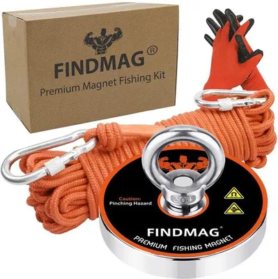 Produktbild von Famanu Suchmagnet mit 272 kg Zugkraft - Magnetfischen