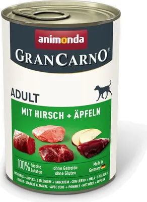 Immagine prodotto di Animonda GranCarno Adult con carne di cervo e mele - 400g
