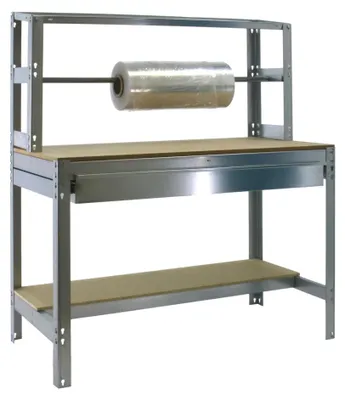 Produktbild von PROREGAL Packtisch BUFFALO mit Schubfach | HxBxT 84x90x76cm | Traglast 400kg | Verzinkt