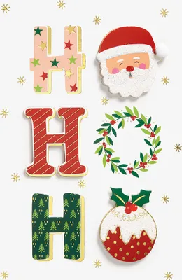 Produktbild von Weihnachten - Collage - Glückwunschkarte im Format 11,5 x 17 cm mit