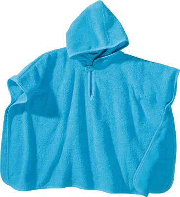 Produktbild von Erwin Müller Kinder-Poncho mit Kapuze türkis 50x70 cm