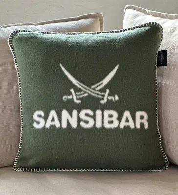 Produktbild von Sansibar Jacquard Kissenhülle "Doubleface", 50x50 cm, grün