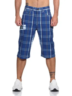 Produktbild von Herren 3/4  Kurze Hose Bermuda Shorts Karo Sommer /  Muster 4-31