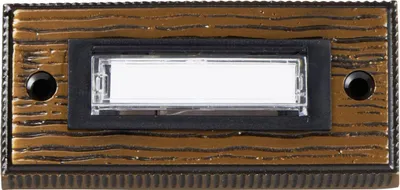 Produktbild von Heidemann Klingelplatte Alpin Messing- bronziert