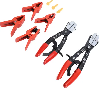 Immagine prodotto di Set di pinze per fascette stringitubo in metallo, flessibili, per tubi dell'auto, radiatore, carburante, liquido di raffreddamento