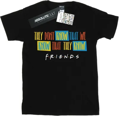Produktbild von Friends - "They Don't Know Script" T-Shirt für Herren BI26576 (XL) (Schwarz)