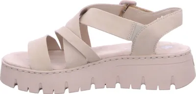 Produktbild von Rieker Riemchensandalen - Beige Kunstleder : 39 : Normal Größe: 39 Weite: Normal