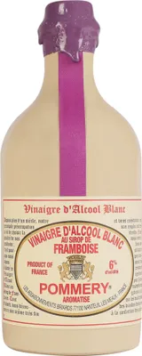 Immagine prodotto di Aceto di brandy bianco al lampone, acidità 7%, 500 ml