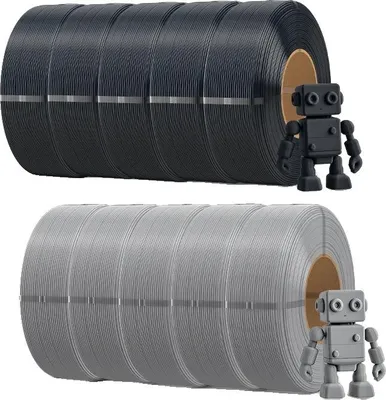 Obrázek produktu pro vlákno pro 3D tiskárny, průměr 1,75 mm, vysoká houževnatost, PETG 5BK 5GY