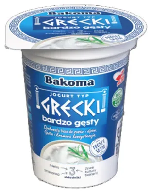 Zdjęcie produktu dla Jogurt naturalny gęsty Bakoma 370 g