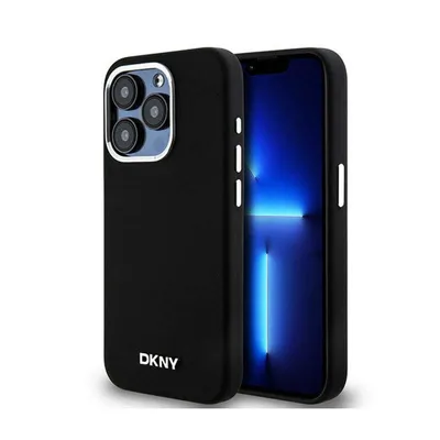 Obrázok produktu pre Etui Dkny Liquid Silicone Small Metal Logo Magsafe Na Iphone 14 Pro - Čierne