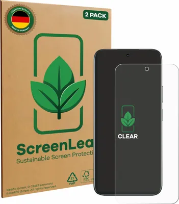 Produktbild von 2x ScreenLeaf Schutzfolie für realme C85 Pro 4G nachhaltiger Displayschutz Display Schutz Folie Klar Transparent