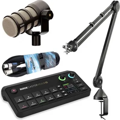 Immagine prodotto di Rode Rodecaster Video S Console di produzione Podmic Bundle