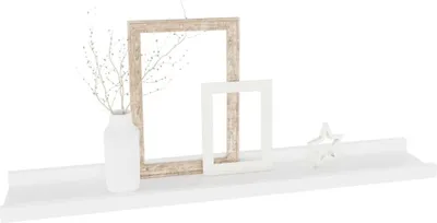 Produktbild von Cloris DesignMöbel Wandregale - Weiß Wandregale 4er-set Weiß 60x9x3cm Schlichtes7537576