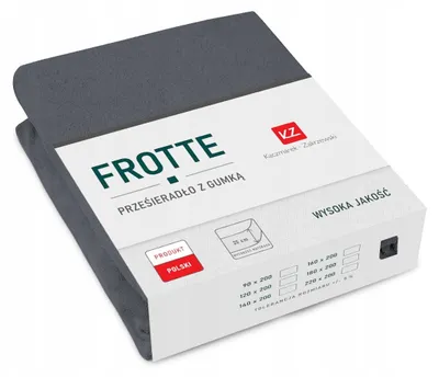 Obrázek produktu pro Bavlněné prostěradlo na napínací rám, 140x200 cm, tmavě šedé, prémiová kvalita