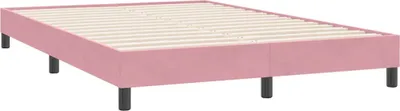 Obrázok produktu pre vidaXL Rám postele bez matraca Ružový 160x220 cm Velvet