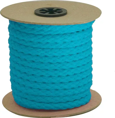 10m Kordel 7-9 mm geflochten Schnur Seil, aquablau