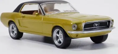 Produktbild von NOREV 1:43 Jet Car Ford Mustang Coupe 1968 Gold - beige interieur