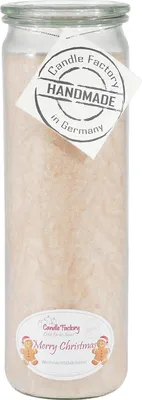 Produktbild von Candle Factory Big Jumbo Merry Christmas Duftkerze Dekokerze 306165