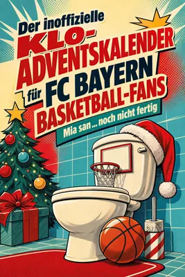 Produktbild von Der inoffizielle Klo-Adventskalender für FC Bayern Basketball-Fans