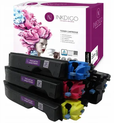 Produktbild von Inkdigo Tonerset TK5270 für Kyocera ECOSYS M6230cidn, M6230cidnt, M6630cidn, P6230cdn – CMYK,, KI-generiertes Bild
