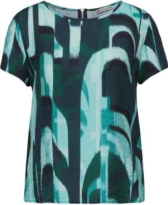 Produktbild von LTD QR printed mat-mix shirt w 35930 hunter green Größe 40