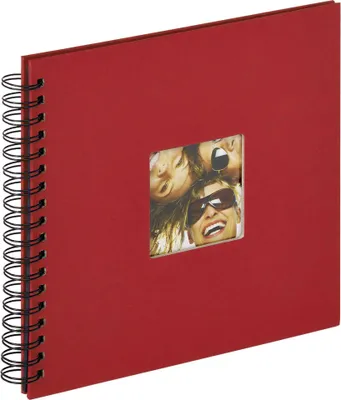 Image de Walther Fun rouge Spiral 26x25 40 pages noires SA108R