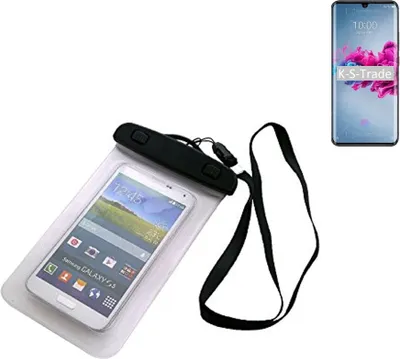 Produktbild von K-S-Trade Schutz Hülle Handy Hülle Kompatibel mit ZTE Axon 11 5G Beach Bag wasserdicht 16cm x 10cm Schutzhülle Staub Sand Flachwasser Beachbag Case