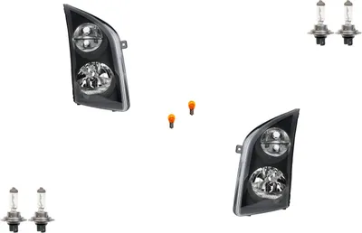 Produktbild von Johns, Scheinwerfer Halogen passend für VW Crafter 2E 06/2013- Leuch. Satz Links Rechts 2E1941005 2E1941006