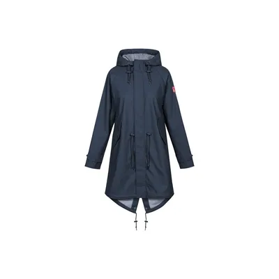 Produktbild von DERBE HAMBURG FRIESE TRAVEBY FISHER Damen Regenmantel, Größe:36, Farbe:Navy/Navy