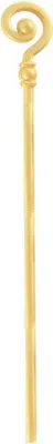 Produktbild von XXL Bischofsstab Nikolausstab Santa Stab 190 cm Weihnachten Nikolaus Kostüm Gold