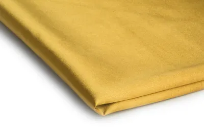 Image de Satin fin avec Élasthanne, couleur or, dimensions 50 x 150 cm