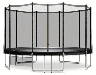 Produktbild von Trampoline – Hüpfkissen – Sprungbrett – Mini-Trampoline – Gartentrampoline – Durchmesser: 366 cm