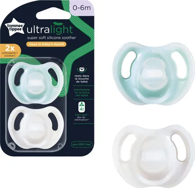 Obrázek produktu pro CTN Dudlík Ultra-light 0-6m, 2 ks