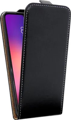 Image de cofi1453® Flip Case compatible avec XIAOMI MI 9 Etui pour téléphone portable à rabat vertical Housse de protection à rabat Noir