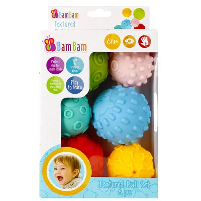 Image de Bam Bam Set De Balles Sensorielles 6Pcs