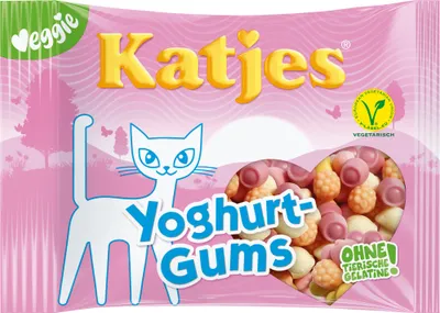 Produktbild von Katjes Yoghurt Gums Gelantinefrei mit natürlichen Aromen 175g