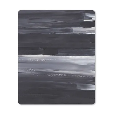 Produktbild von MuchoWow® Mauspad Mousepad Farbe - Abstrakt - Schwarz 30x40 cm - Mousepads - Maus Mat - Pad - Mausunterlage - Mausmatten