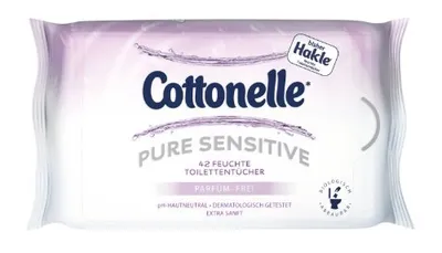 Zdjęcie produktu dla Wkład Cottonelle Moist Sensitive, 42 sztuki