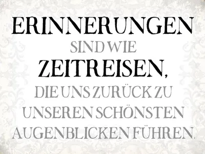 Produktbild von vianmo Holzschild 30x40 cm Erinnerungen sind Zeitn